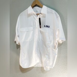 NWT White LSU Men's Shirt